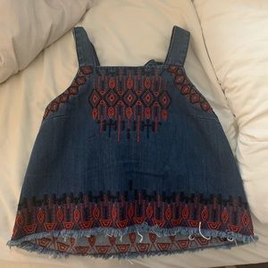 BOHO Denim Top